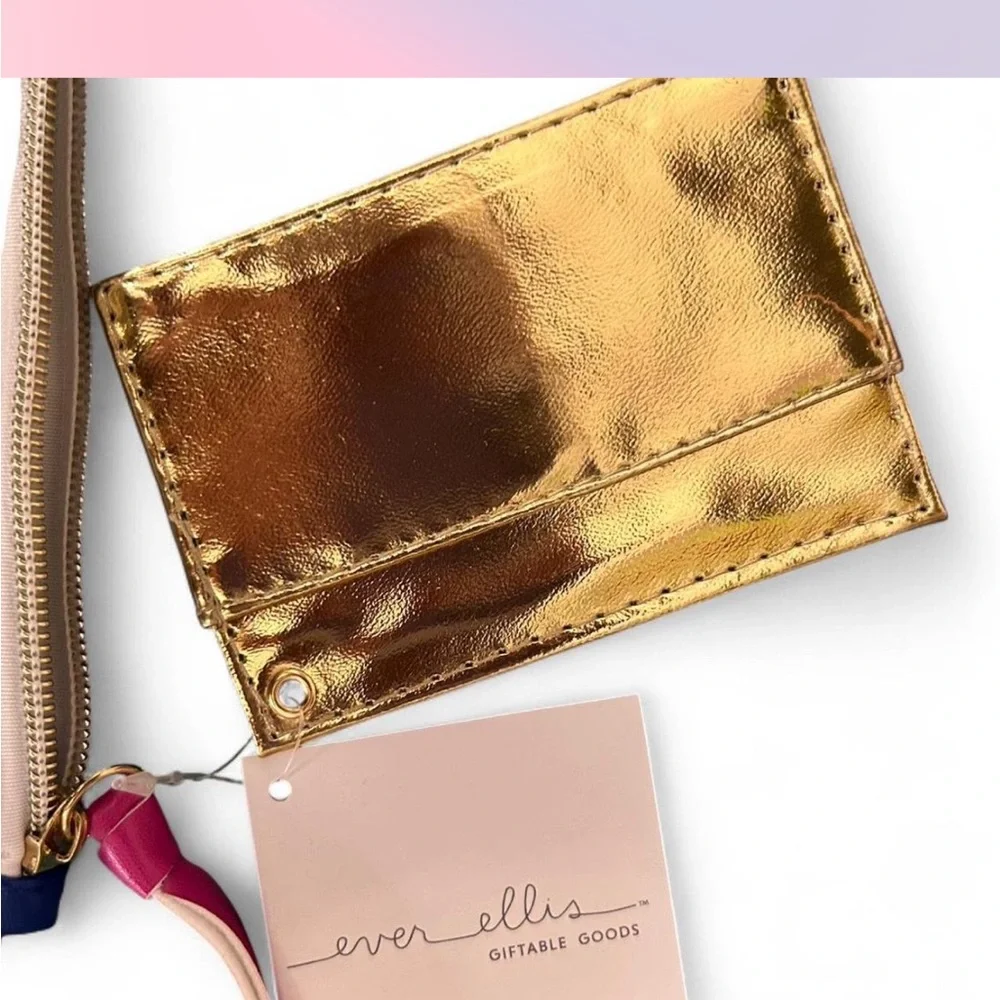 Pink and Blue Makeup Bag With Funny Saying‎